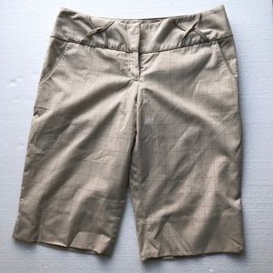 Bermuda Shorts Windowpane Print NWT